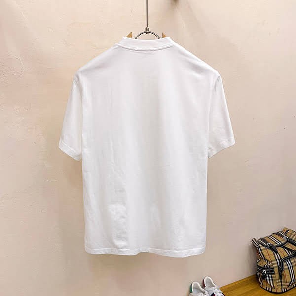 送料込 ロエベ コットンワイドTシャツ コピー ロゴ刺繍 loe47653